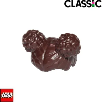 Stavebnice LEGO LEGO® Dílky na figurky LEGO Vlasy s Drdoly / 65579 Barva: Tmavě-Hnědá 65579