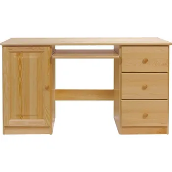 Psací stůl Slevadoma Psací stůl 106 Klasik masiv borovice Barva: Moření ořech