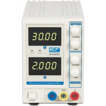 Laboratorní zdroj Laboratorní zdroj M10-MX302 30V/2A DC regulace od 0,001A MCP