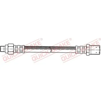 Brzdový systém Brzdová hadice QUICK BRAKE 37.018