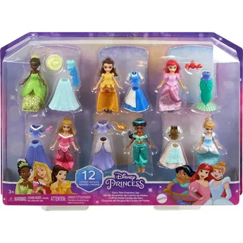 Panenka Mattel Dp sada 6ks malých panenek na čajovém dýchánku