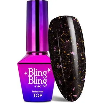 Lak na nehty Molly Lac Bling Bling Chicky Top coat 10 ml