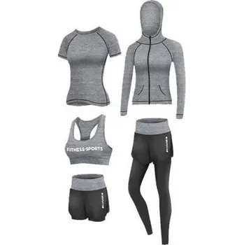 Merco Runner 5W fitness set šedá velikost oblečení S