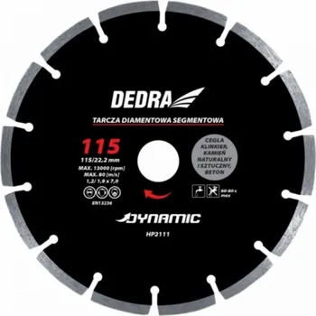 Brusný kotouč Dedra segmentový disk dynamický 125 mm 22,2 mm (HP2112)