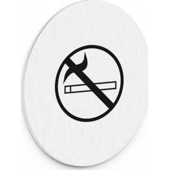 Informační tabulka METAL BUD piktogramy METAL-BUD zákaz kouření, lepící, inox
