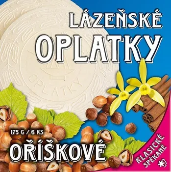 LÁZEŇSKÉ OPLATKY OŘÍŠKOVÉ,SYPANÉ, Clip Luhačovice