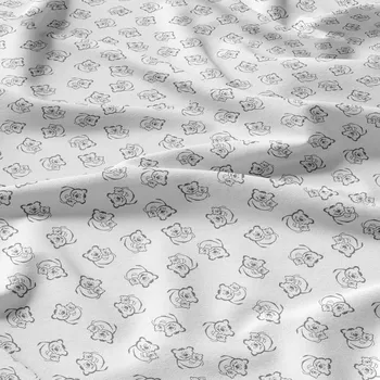 Bavlněná látka, metráž. Medvědi na Bílém