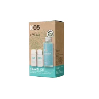 Šampon K05 - TRAVEL SET šamp+lotion suché lupy