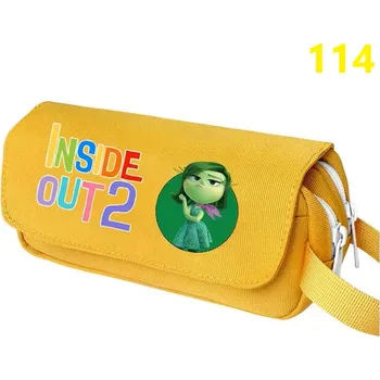 Penál Disney Dětský školní penál V hlavě 2 (Inside Out 2) Barva: žlutá 114