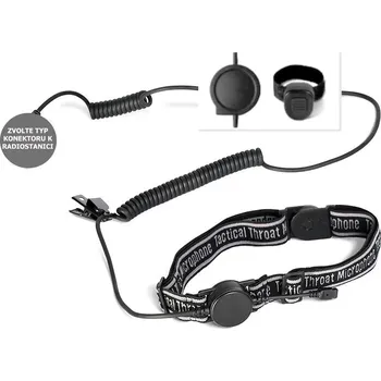 Vysílačka ForRadios MZTW190 Krční mikrofon, bezdrátové PTT tlačítko, druhé PTT na kabelu, konektor pro sluchátko Volba KONEKTORU: pro Motorola GP Waris Professional