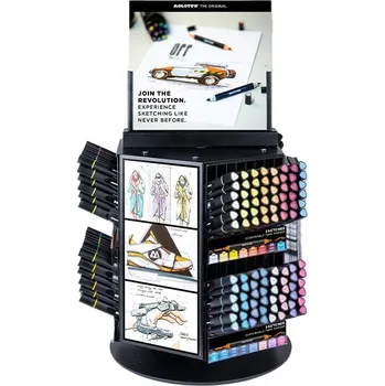 Akvarelové oboustranné fixy MOLOTOW Sketcher, 288ks ve stojánku