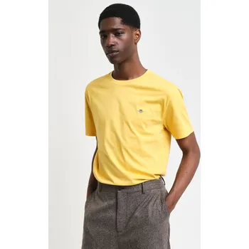 Pánské oblečení TRIČKO GANT REG SHIELD SS T-SHIRT FADED SUNSET