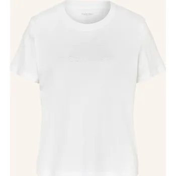 Calvin Klein Dámské Pyžamové Tričko Pure Cotton, bílá, 34