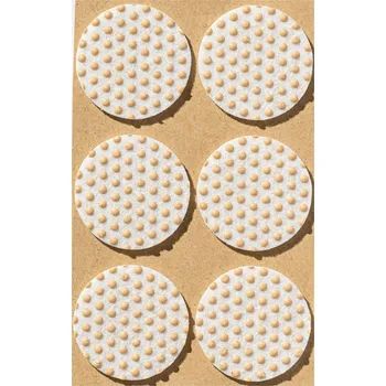 Podložka pod nábytek Samolepicí filc-kulatý, ⌀40mm (6ks/arch)-bílý