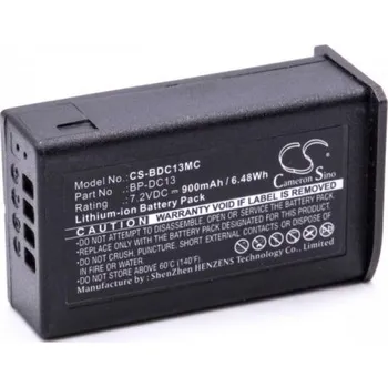 VHBW Baterie BP-DC13 za Leica Silver 19800 / T / TL / TL2, 900 mAh