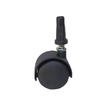 40mm kolečko-bez brzdy (8mm čep+pl.insert)-černé