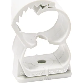 Hřebíkovačka Nylonová svorka pro více průměrů trubek Abranyl ABT 14/18 (100 ks) - bílá