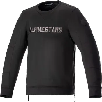 Moto bunda ALPINESTARS bunda LEGIT CREW FLEECE černá/šedá - M