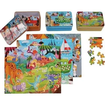 Puzzle Merco Puzzle Set Boy 100 dílků