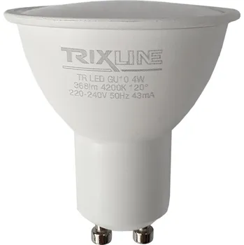 Žárovka LED žárovka Trixline 4W 368lm GU10 neutrální bílá