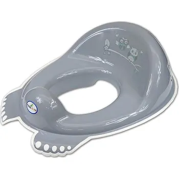 WC sedátko Tega Baby dětské sedátko na WC protiskluzové Sova šedá