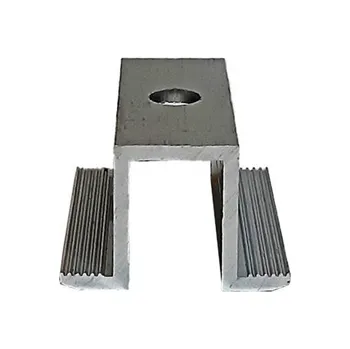 solární panel FVE univerzální úchyt středový pro fotovoltaický panel, stříbrná, 50mm