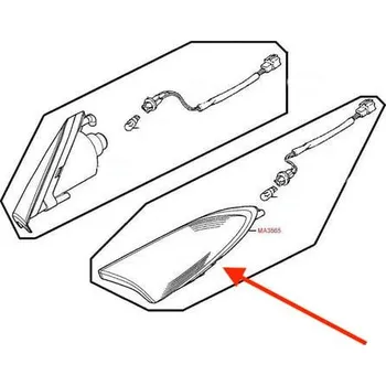 Osvětlení pro motocykl Kymco Blinkr Xciting LP MA3565