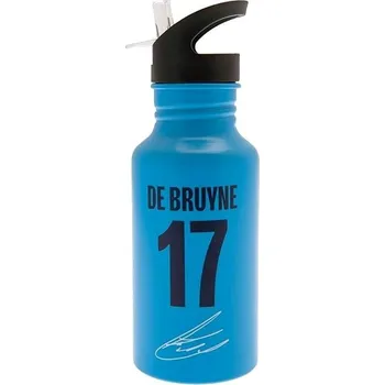 Outdoor vaření Manchester City FC: De Bruyne 17 And Club Crest - láhev na pití