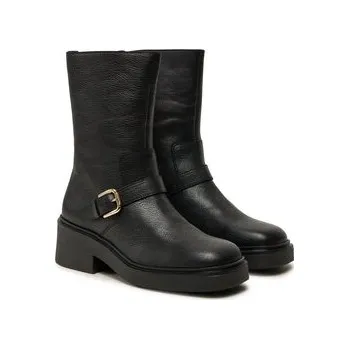 Dámské kozačky Polokozačky Pollini SA24086G1LTC0000 Černá 37