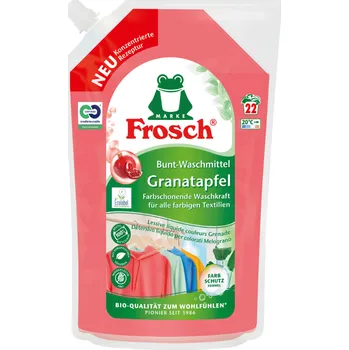 Prací gel Frosch Eko gel na na barevné prádlo Granátové jablko 1,8 l / 22 praní