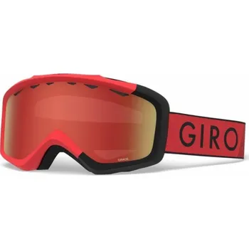 Lyžování Giro Winter Googles Giro Grade Red Black Zoom (Amber Scarlet Szyba 41% S2)