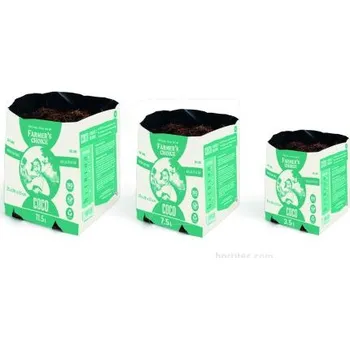 Substrát Farmer's Choice Coco Opentop bags, květináč naplněný dehydratovaným kokosem Objem: 7,13 l