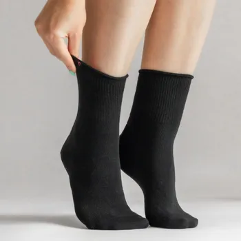 Dámské ponožky Zdravotní ponožky - černé Černá 35-38