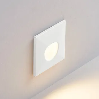 Lampička Molto Luce LED vestavné svítidlo Wall 68 R Sina IP44 SQ, bílé, CCT Bílá / opál - Doprava zdarma