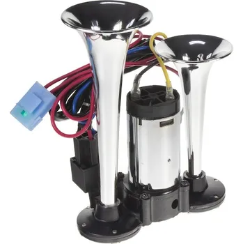 Auto elektroinstalace 2 tónová fanfára 220mm, 12V s kompresorem SN-021