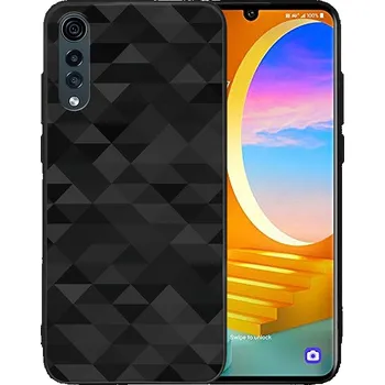 Pouzdro na tablet VSECHNONAMOBIL 83816 MY ART Ochranný kryt pro LG Velvet BLACK TRIANGLES (232)