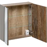 Comad Santa Fe Taupe skříňka 60x17x65 cm se zrcadlem šedá SANTA FE TAUPE 84-60-A-2D