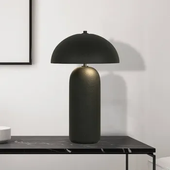 Lampička Zambelis Stolní lampa 23006, černá, keramika, výška 48 cm, E27 2 x 40 W - Doprava zdarma