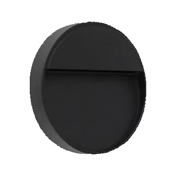 Přisazené venkovní LED svítidlo DPM GRD002, IP54, 6W, 245lm, 4000K, kruh, černá