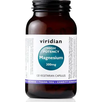 Viridian High potency Magnesium 300mg 120kapslí