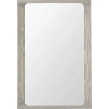 Zrcadlo Muuto Zrcadlo Arced 80x55, light grey