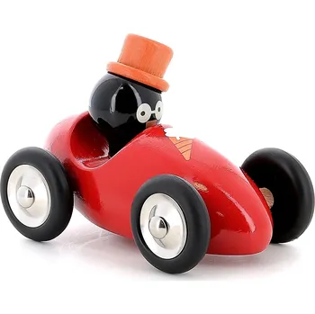 Dřevěná hračka Vilac Závodní auto Tučňák René