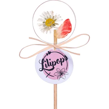 Bonbon Lilipops lízátko jahoda a květina 10 g