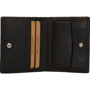 Peněženka Lagen pánská kožená peněženka TP-071 DBR, hnědá