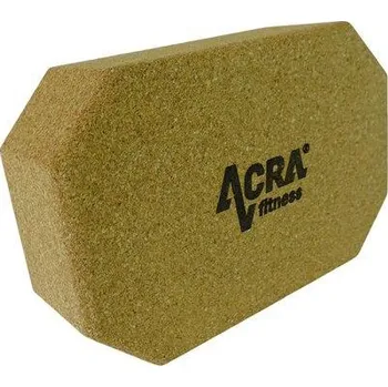 Cork wood yoga block 22.2x14,5x7.5cm
