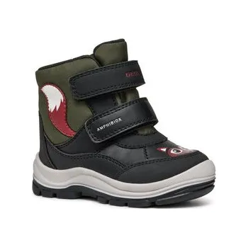 Dívčí sněhule Geox Sněhule B Flanfil Boy B Abx B463VB 054FU C0520 M Černá 21