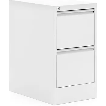 Kartotéka Kovová kartotéka INCLUDE, 2 zásuvky A4, 740x415x630 mm, bílá