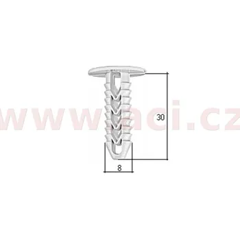 plastová příchytka (sada 10 ks), UP 71535