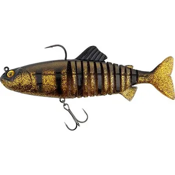 Umělá nástraha FOX Rage Gumová nástraha Replicant Jointed 18cm 80g Golden Perch