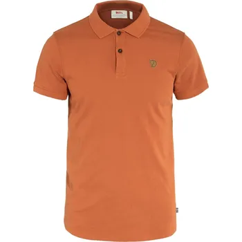 Pánské tričko tričko pánské FJÄLLRÄVEN Övik Polo Shirt M, Terracotta Brown - S
